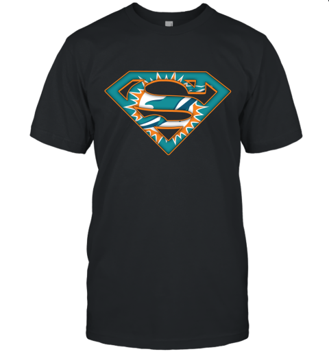 We Are Undefeatable The Miami Dolphins x Superman NFL Unisex Jersey Tee