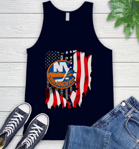 New York Islanders NHL Hockey American Flag Tank Top 2