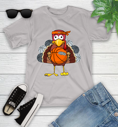 San Antonio Spurs Turkey thanksgiving day Youth T-Shirt 12