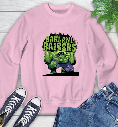 Pink sales raiders sweatshirt
