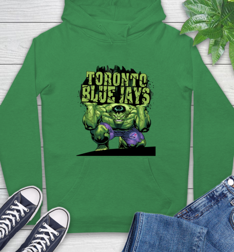 Toronto Blue Jays MLB Baseball Incredible Hulk Marvel Avengers Sports Hoodie 8