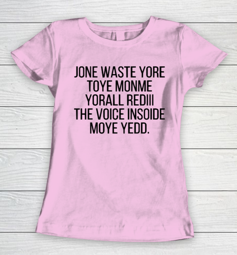 Blink 182 I Miss You Funny Jone Waste Yore Women's T-Shirt 6