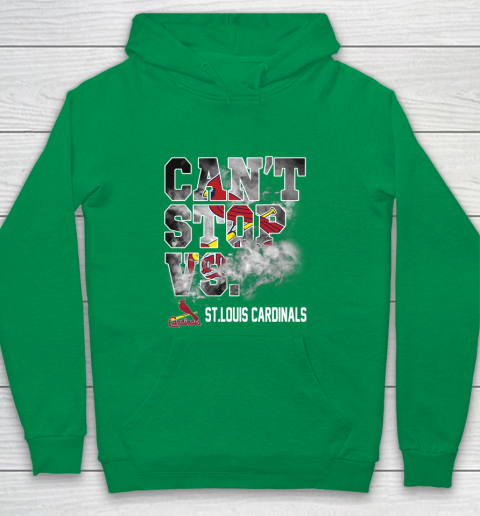 MLB St.Louis Cardinals Baseball Can't Stop Vs Cardinals Youth Hoodie 4