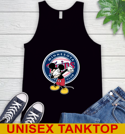 Minnesota Twins MLB Baseball Dabbing Mickey Disney Sports Tank Top 2