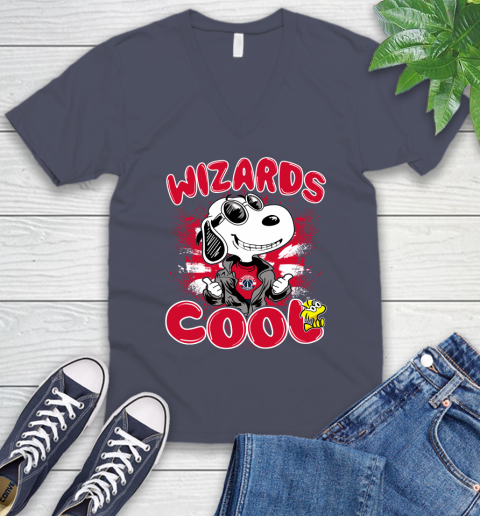 NBA Basketball Washington Wizards Cool Snoopy Shirt V-Neck T-Shirt 7