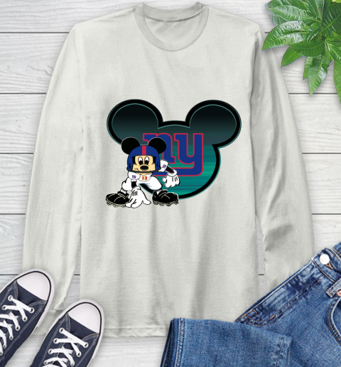 NFL New York Giants Mickey Mouse Disney Football T Shirt Long Sleeve T-Shirt 12