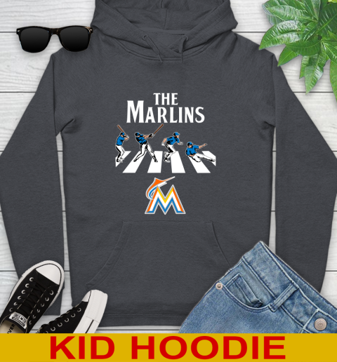 MLB Baseball Miami Marlins The Beatles Rock Band Shirt Youth Hoodie 9