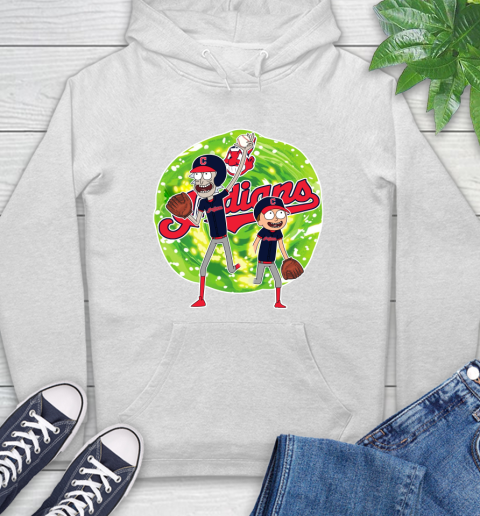 MLB Cleveland Indians Rick And Morty Baseball Sports Hoodie