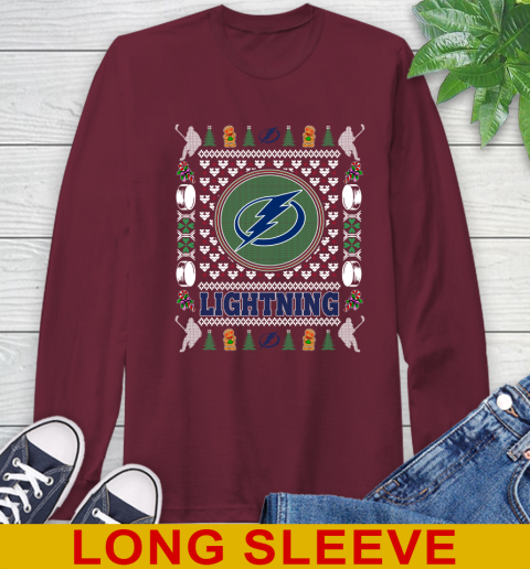 Tampa Bay Lightning Merry Christmas NHL Hockey Loyal Fan Long Sleeve T-Shirt 7