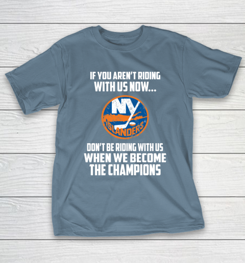 NHL New York Islanders Hockey We Become The Champions T-Shirt 6
