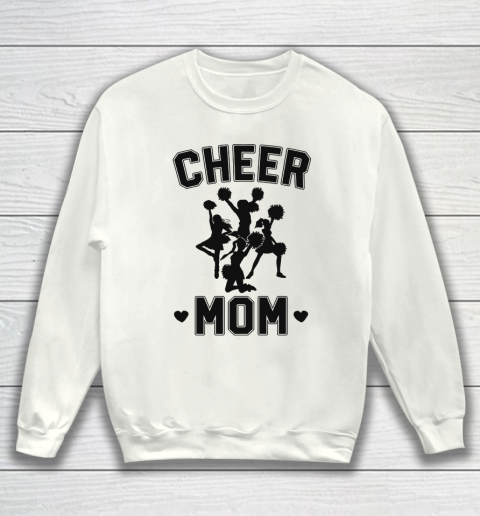 Mother's Day Funny Gift Ideas Apparel  Retro Cheer Mom Gifts Vintager Cheerleader Mom Shirt Mother Sweatshirt