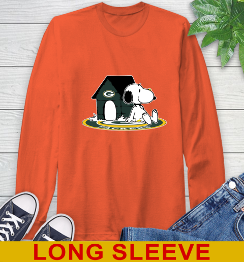 NFL Football Green Bay Packers Snoopy The Peanuts Movie Shirt Long Sleeve T-Shirt 5