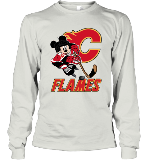 Gildan Calgary Flames Logo Pullover Hoodie Sport Grey XL