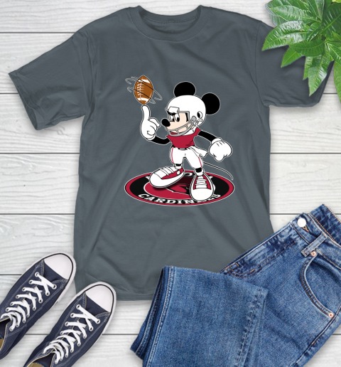 NFL Football Arizona Cardinals Cheerful Mickey Disney Shirt fish pond T-Shirt 7