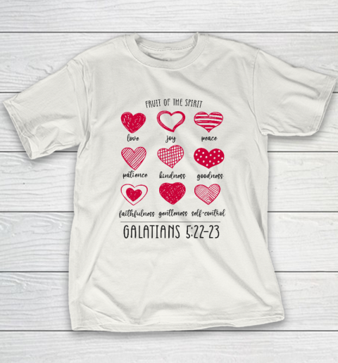 Fruit Of The Spirit Heart Galatians 5 22 23 Youth T-Shirt