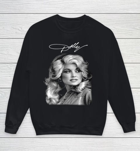 Dolly Parton Classic Vintage Signature Youth Sweatshirt