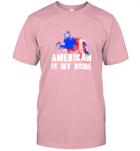 America Is My Home Captain America 4th Of July Unisex Jersey Tee