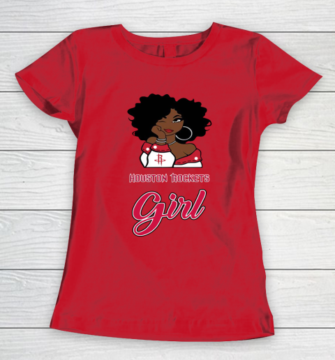 Houston Rockets Girl NBA Women's T-Shirt 10