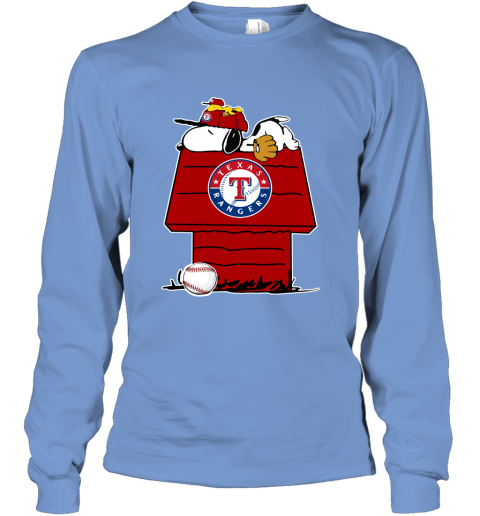 MLB Texas Rangers Snoopy Woodstock The Peanuts Movie T-Shirt - T-shirts Low  Price