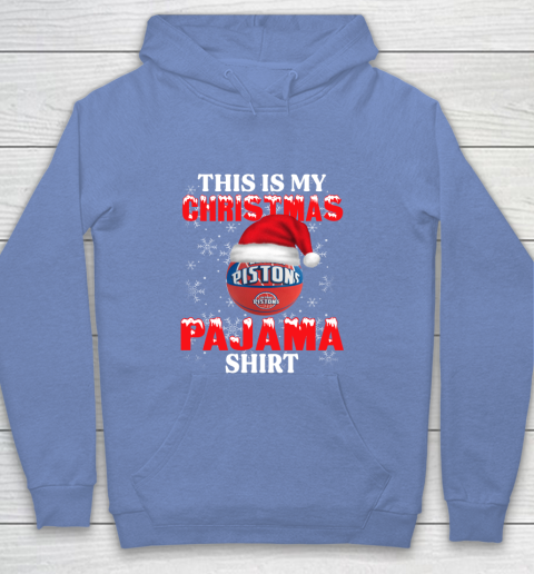 Detroit Pistons This Is My Christmas Pajama Shirt NBA Youth Hoodie 8