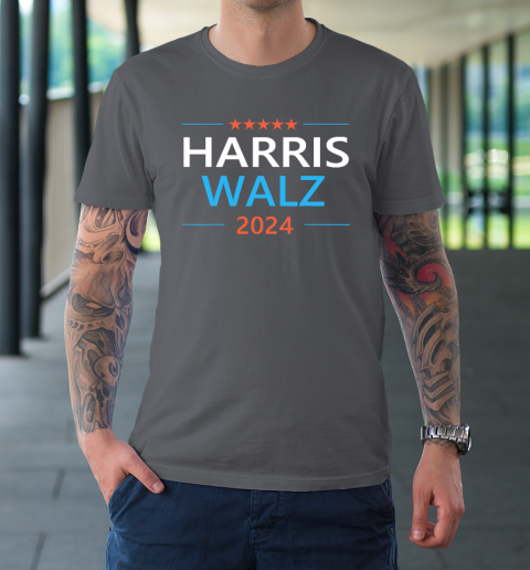 Harris Walz 2024 For President Patriotic Kamala Democrat T-Shirt 6