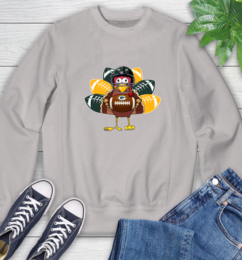 Green Bay Packers Turkey Thanksgiving Day Sweatshirt 12