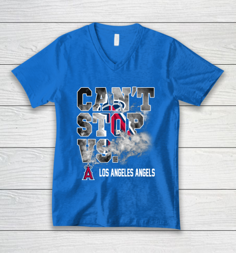 MLB Los Angeles Angels Baseball Can't Stop Vs Los Angeles Angels V-Neck T-Shirt 5