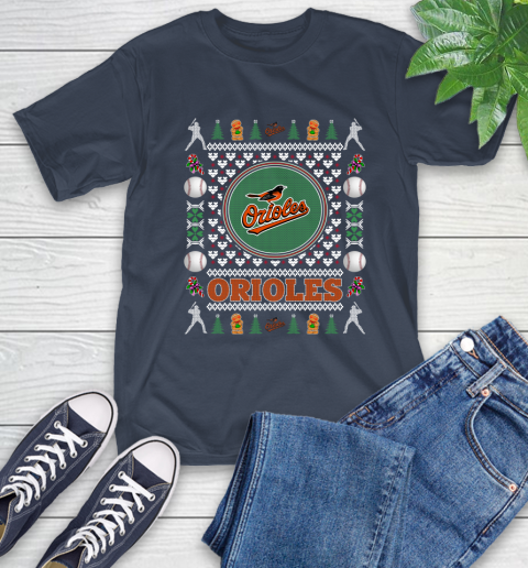 Baltimore Orioles Merry Christmas MLB Baseball Loyal Fan Ugly Shirt 3