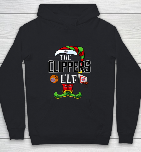LA Clippers Christmas ELF Funny NBA Youth Hoodie