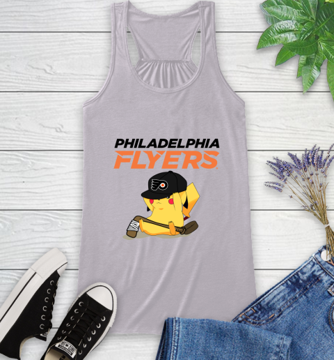 NHL Pikachu Hockey Sports Philadelphia Flyers Racerback Tank 5