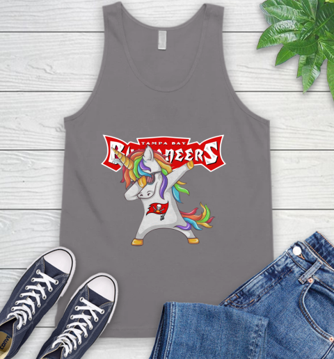 Tampa Bay Buccaneers NFL Football Funny Unicorn Dabbing Sports Tank Top 7
