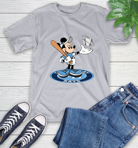 MLB Baseball Tampa Bay Rays Cheerful Mickey Disney Shirt T-Shirt 6