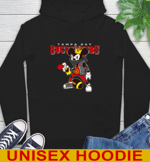 Tampa Bay Buccaneers NFL Football Mickey Peace Sign Sports Hoodie 2