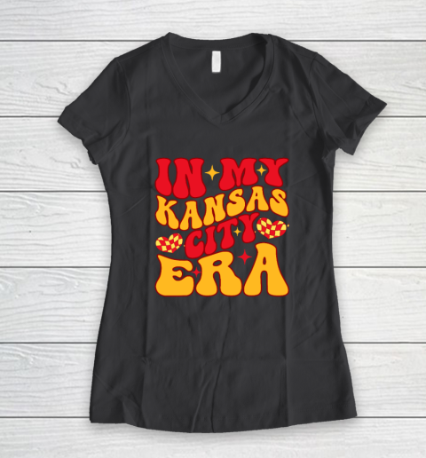 Groovy In My Kansas City Era Women's V-Neck T-Shirt 4