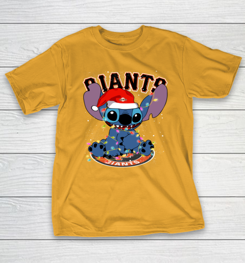 San Francisco Giants MLB noel stitch Baseball Christmas T-Shirt 2