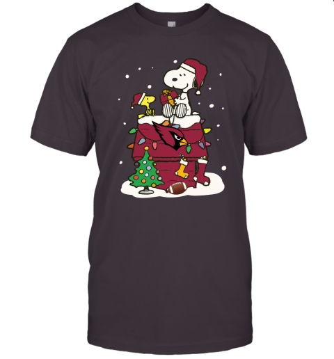 wrxs a happy christmas with arizona cardinals snoopy jersey t shirt 60 front dark grey
