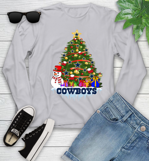 Dallas Cowboys Merry Christmas NFL Football Sports Youth Long Sleeve 5