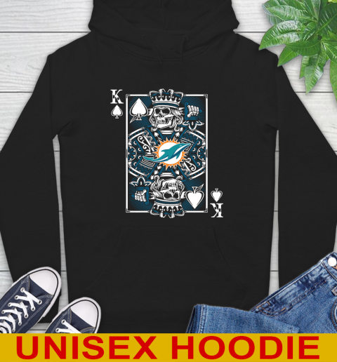 Miami Dolphins NFL Football The King Of Spades Death Cards Shirt Hoodie