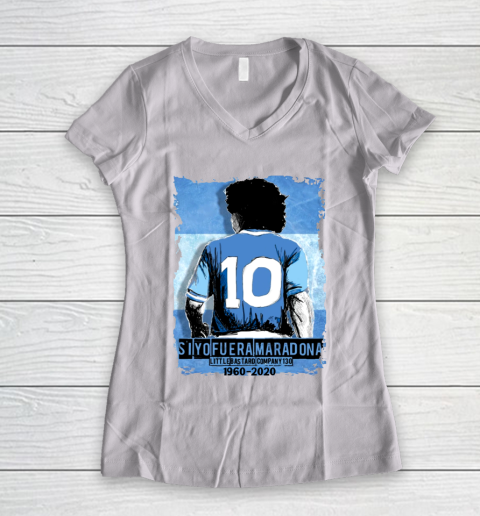 Maradona 1960  2020 Rest In Peace Women's V-Neck T-Shirt