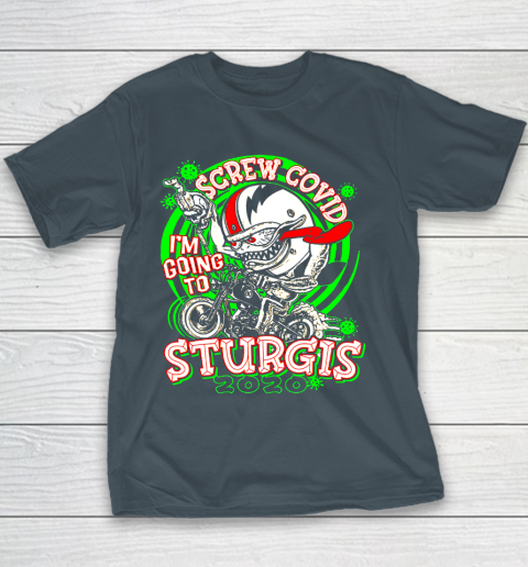 Screw Covid I'm Going to Sturgis 2020 Youth T-Shirt 5