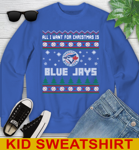MLB All I Want For Christmas Is Toronto Blue Jays Baseball Sports 114