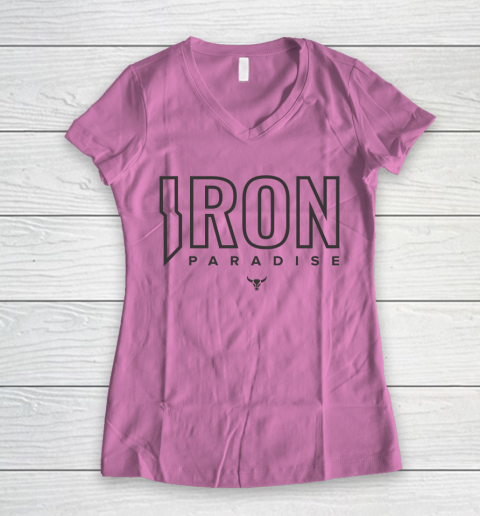 THE IRON PARADISE TOUR Women's V-Neck T-Shirt 8