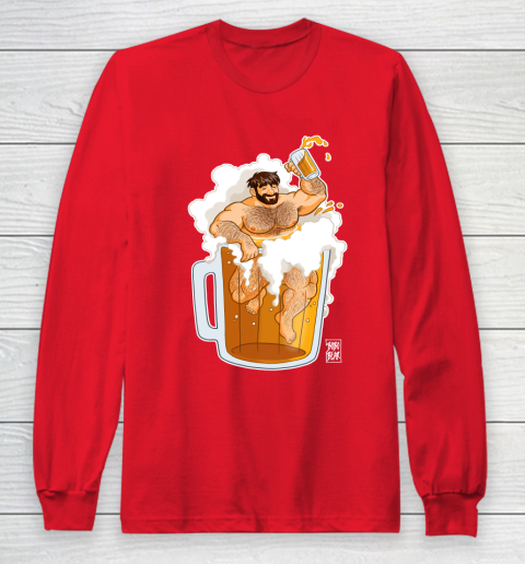ADAM LIKES A BIG BEER LGBT Gay Pride Long Sleeve T-Shirt 7