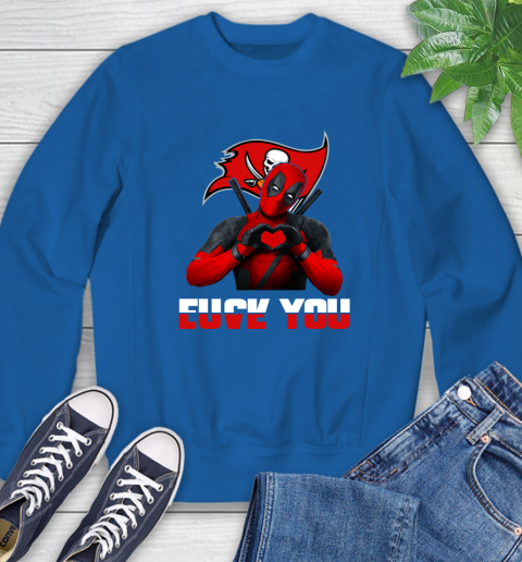 NHL Tampa Bay Buccaneers Deadpool Love You Fuck You Football Sports Sweatshirt 9