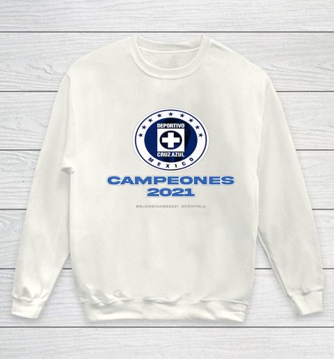 Football Cruz Azul 2021 Championship Youth Sweatshirt