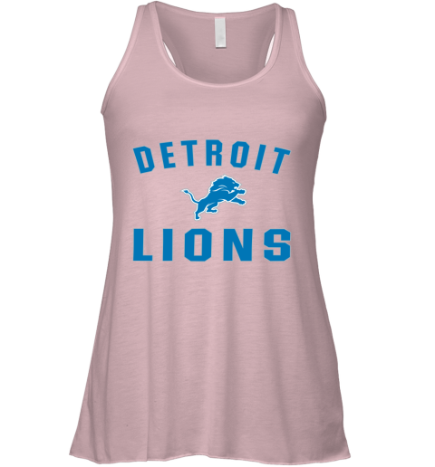 Detroit Lions NFL Line by Fanatics Branded Blue Vintage Victory Racerback Tank
