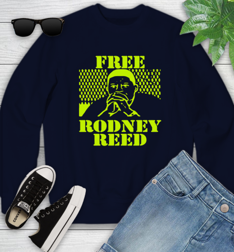 Freee rodney reed Youth Sweatshirt 3 Freee rodney reed Youth Sweatshirt - Image 3
