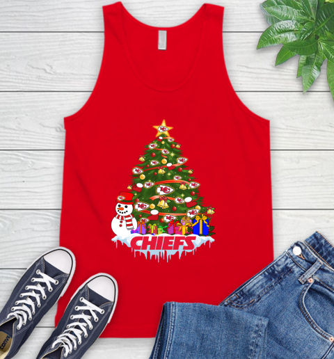 Kansas City Chiefs Merry Christmas NFL Football Sports Tank Top 6