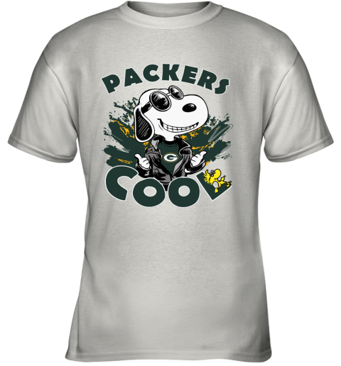 Green Bay Packers Snoopy Joe Cool We're Awesome Youth T-Shirt 