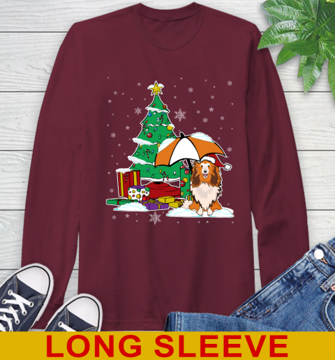 Sheltie Christmas Dog Lovers Shirts 202